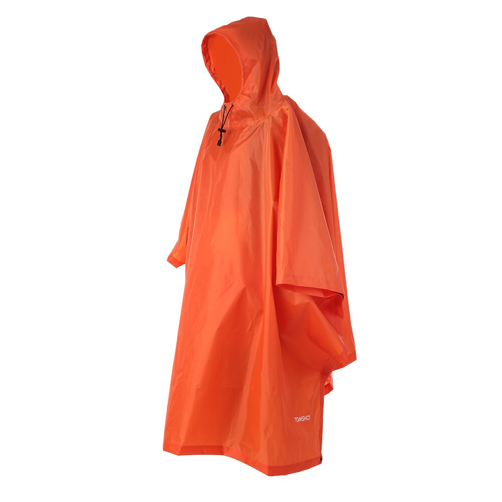 Cheap Goat Tents TOMSHOO Multifunctional Lightweight Raincoat with Hood Outdoor Rain Cover Poncho Camping Picnic Sunshine Canopy Shelter Mat Tents 
